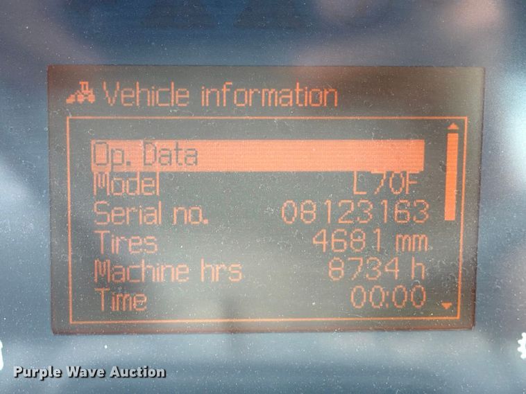 image for item ED5478 2008 Volvo L70F wheel loader