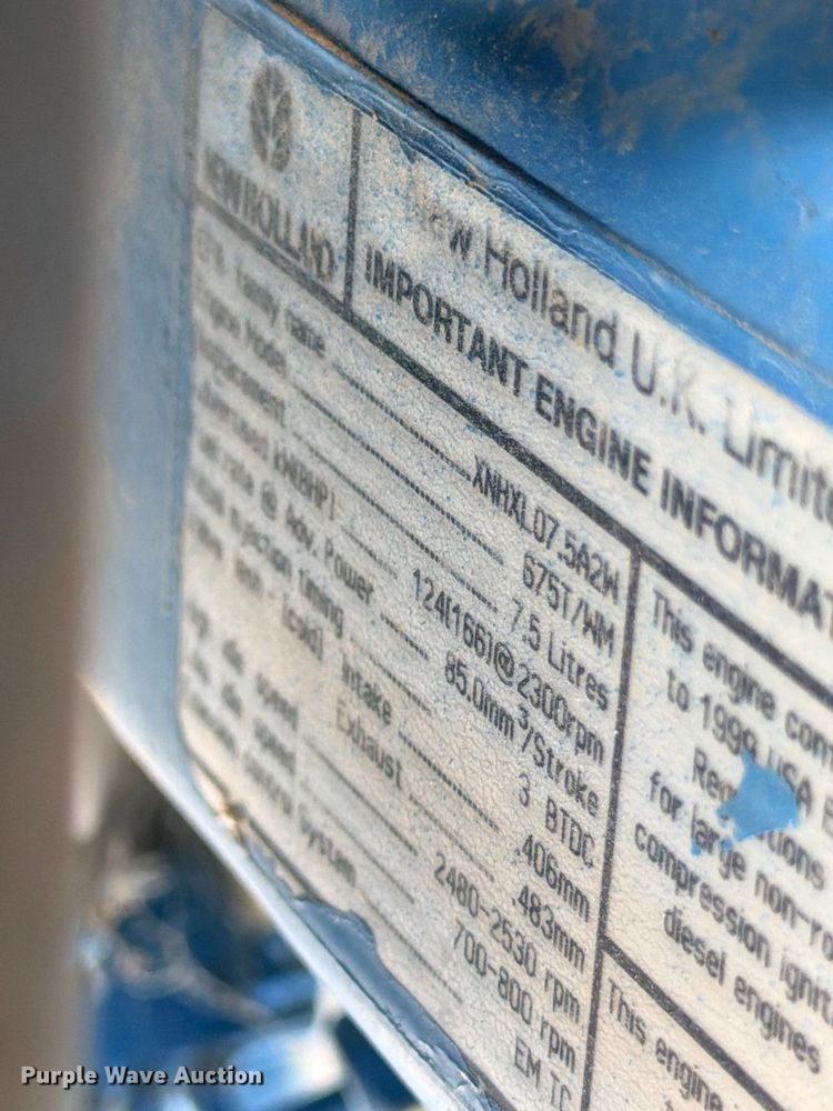image for item ED5479 New Holland 8560 MFWD tractor