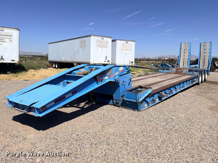 1994 Eager Beaver 50GSL/BR3 lowboy equipment trailer
