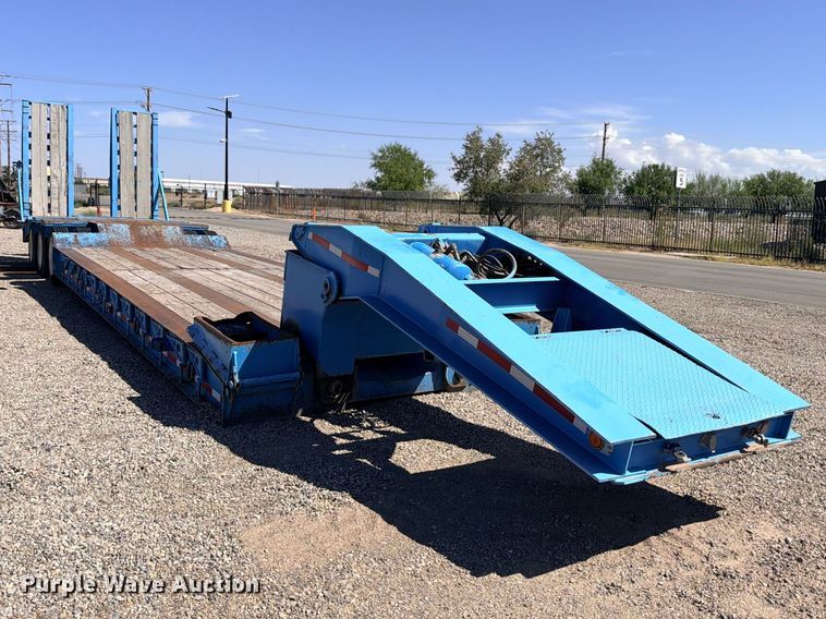 image for item ED5482 1994 Eager Beaver 50GSL/BR3 lowboy equipment trailer