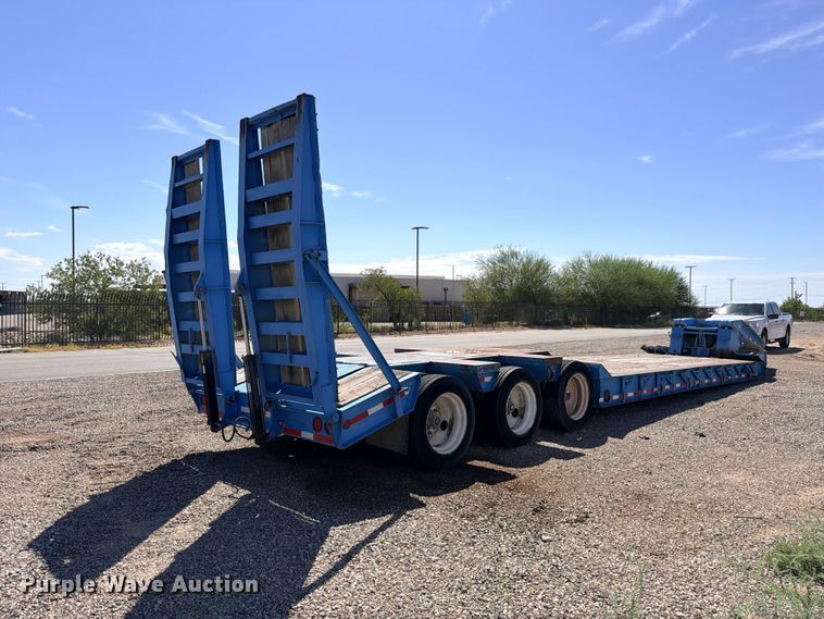 image for item ED5482 1994 Eager Beaver 50GSL/BR3 lowboy equipment trailer