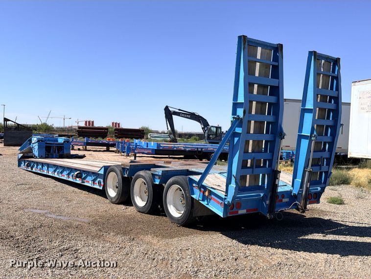 image for item ED5482 1994 Eager Beaver 50GSL/BR3 lowboy equipment trailer