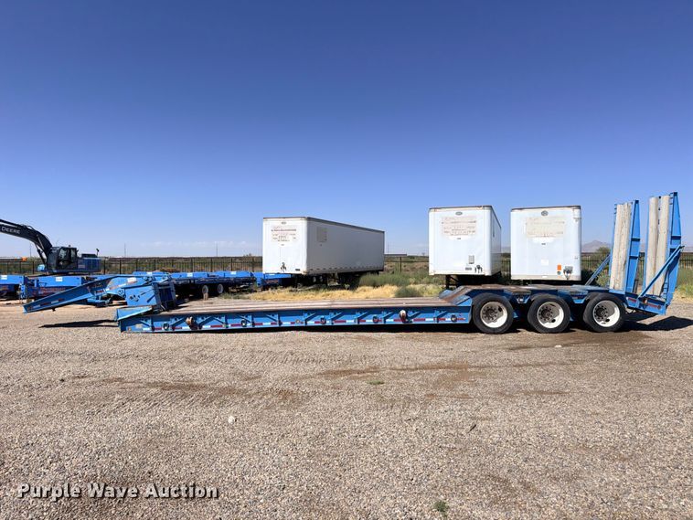 image for item ED5482 1994 Eager Beaver 50GSL/BR3 lowboy equipment trailer