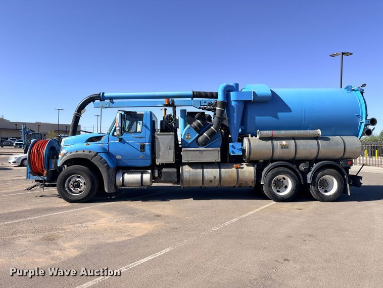 image for item ED5484 2013 International 7600 sewer jetter truck