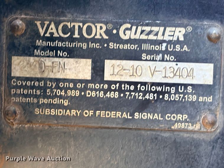 image for item ED5484 2013 International 7600 sewer jetter truck