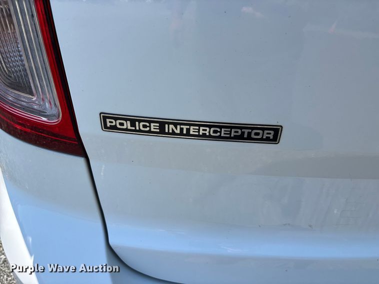 image for item EF1270 2015 Ford Explorer Police SUV
