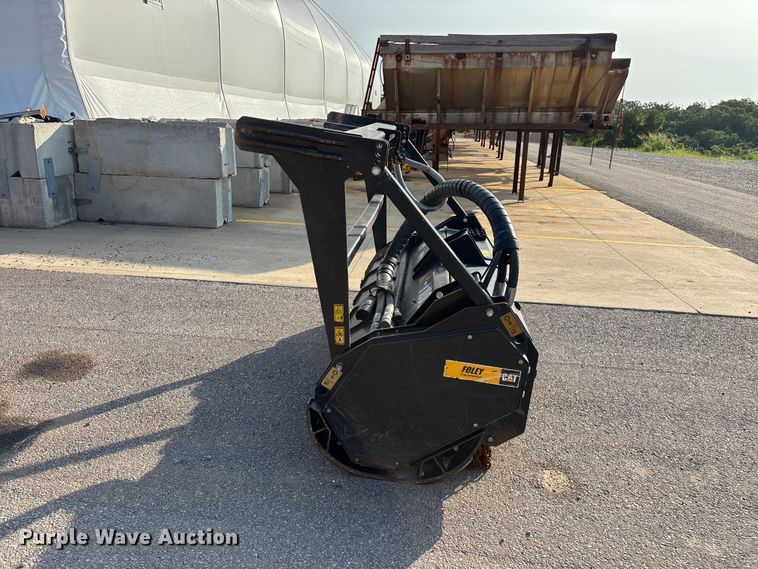 image for item EO4452 2022 Caterpillar HM418 skid steer mulcher