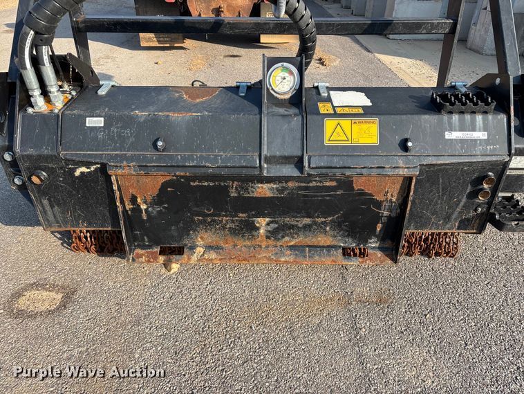 image for item EO4452 2022 Caterpillar HM418 skid steer mulcher