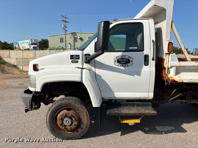 image for item EO4453 2008 Chevrolet C4500 dump truck