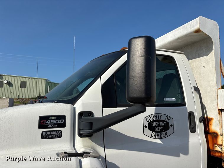 image for item EO4453 2008 Chevrolet C4500 dump truck