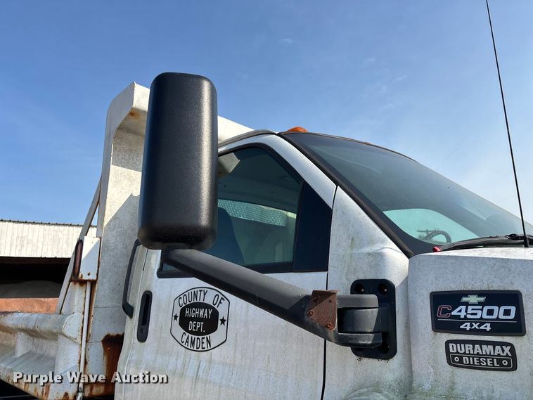 image for item EO4453 2008 Chevrolet C4500 dump truck