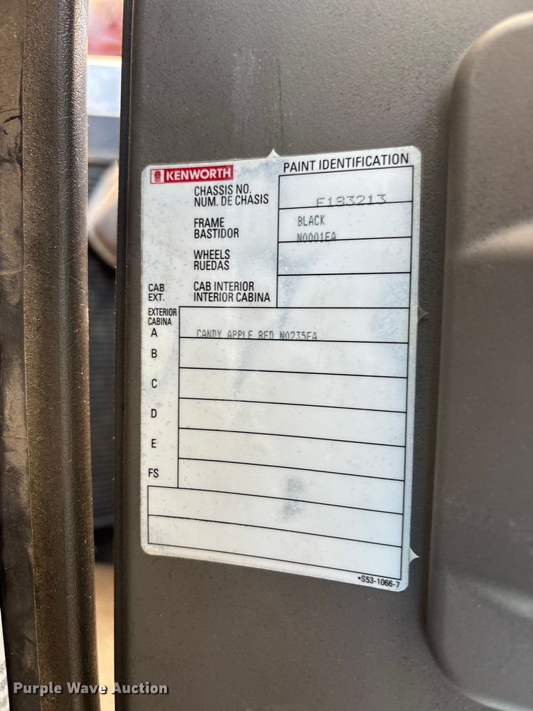 2007 Kenworth T800