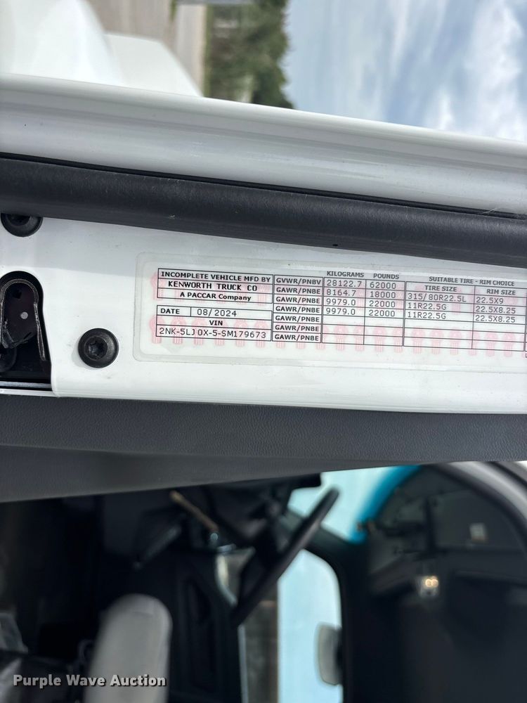 image for item ER3184 2025 Kenworth T480 refuse truck