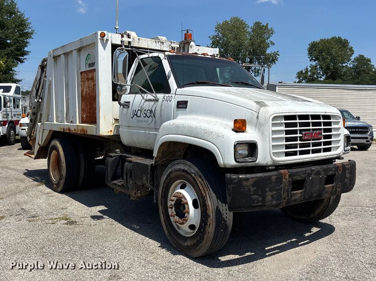 image for item ER3244 1999 GMC C7 refuse truck