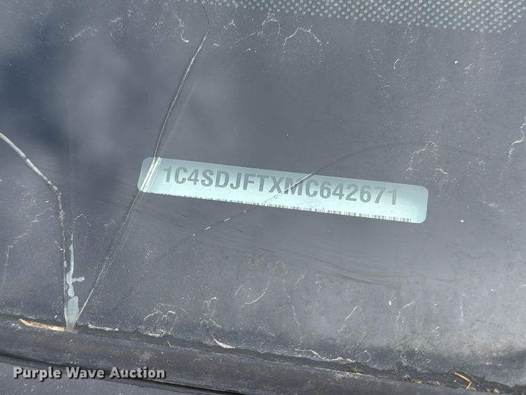 image for item ET1693 2021 Dodge Durango SSV SUV