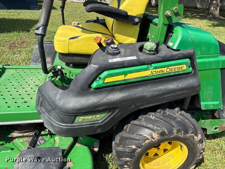 image for item EU0780 2018 John Deere Z997R ZTR lawn mower