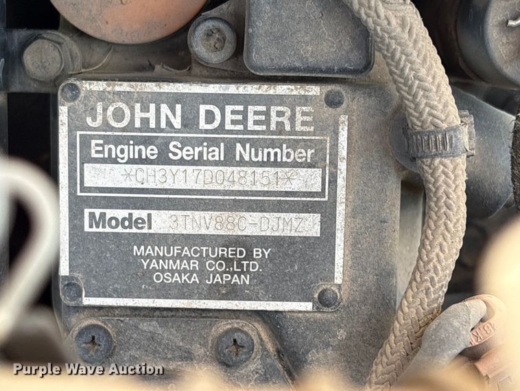 image for item EU0780 2018 John Deere Z997R ZTR lawn mower