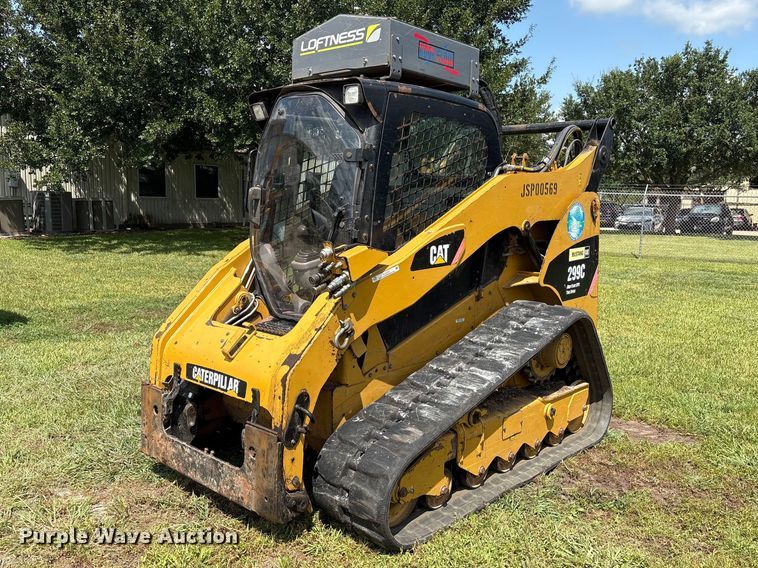 Caterpillar 299C tracked skid steer loader