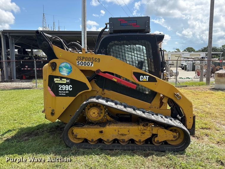 image for item EU0781 Caterpillar 299C tracked skid steer loader