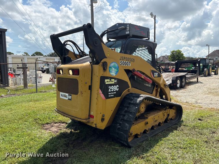 image for item EU0781 Caterpillar 299C tracked skid steer loader