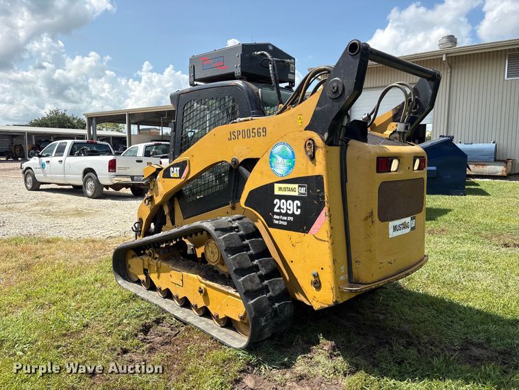 image for item EU0781 Caterpillar 299C tracked skid steer loader