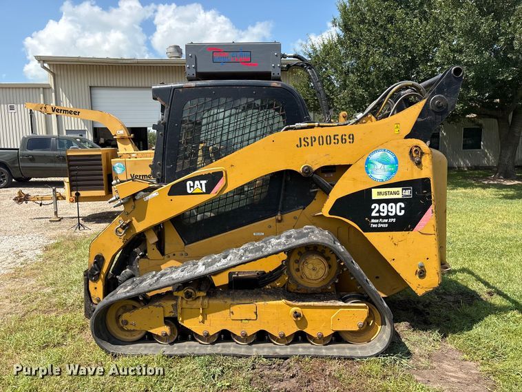 image for item EU0781 Caterpillar 299C tracked skid steer loader