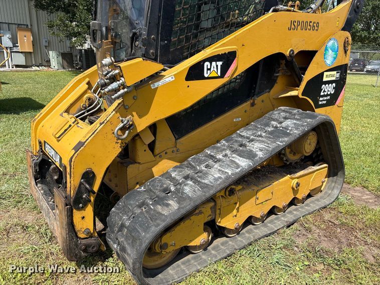 image for item EU0781 Caterpillar 299C tracked skid steer loader