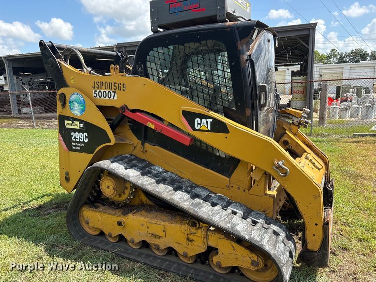 image for item EU0781 Caterpillar 299C tracked skid steer loader