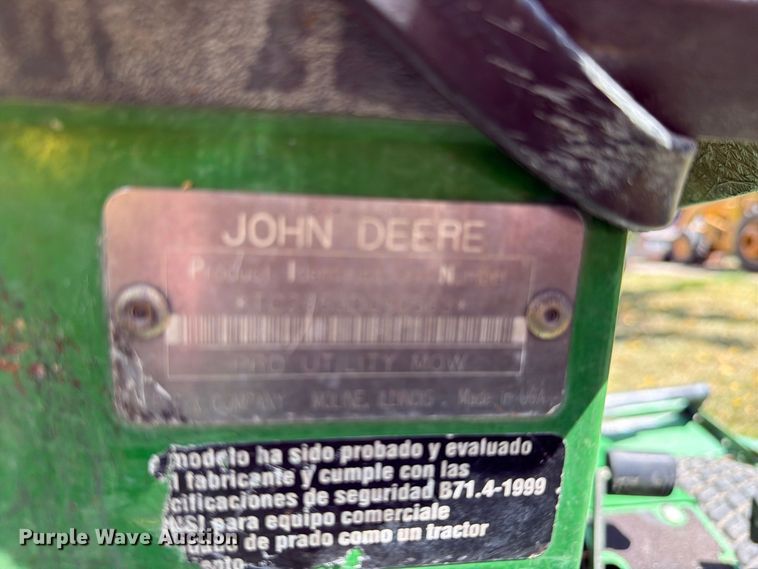 image for item EV2493 2001 John Deere 2653 A reel mower