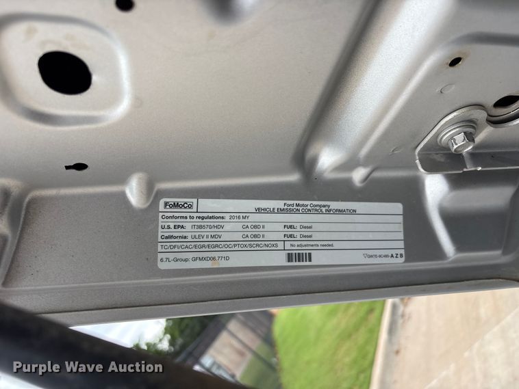 2016 Ford F-350 SUPER DUTY