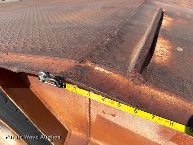 image for item EX0012 1997 Atoka Trailer Mfg. 20DE drop deck equipment trailer