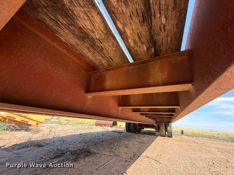 image for item EX0012 1997 Atoka Trailer Mfg. 20DE drop deck equipment trailer