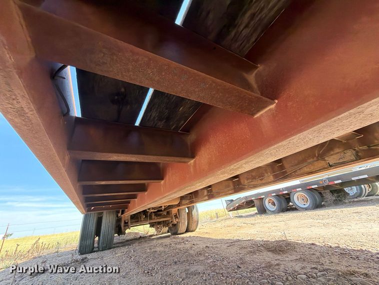 image for item EX0012 1997 Atoka Trailer Mfg. 20DE drop deck equipment trailer