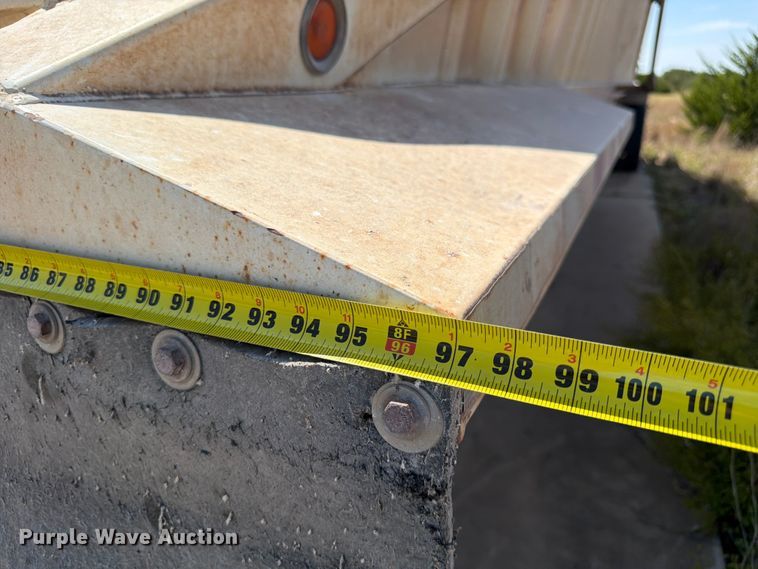 image for item EX0014 2013 Construction Trailer Specialists BDT-40 bottom dump trailer