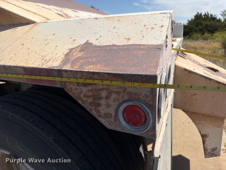 image for item EX0014 2013 Construction Trailer Specialists BDT-40 bottom dump trailer