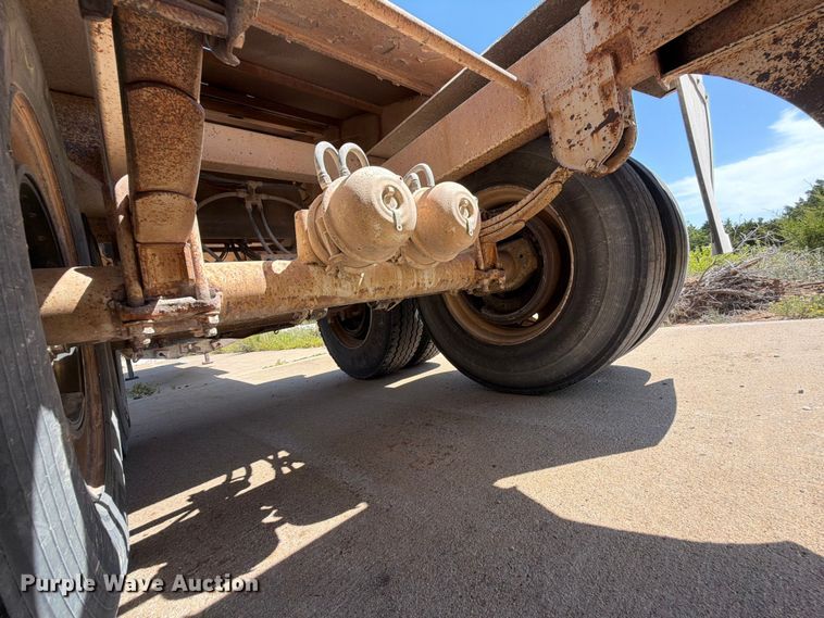 image for item EX0014 2013 Construction Trailer Specialists BDT-40 bottom dump trailer
