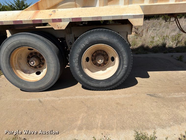 image for item EX0014 2013 Construction Trailer Specialists BDT-40 bottom dump trailer