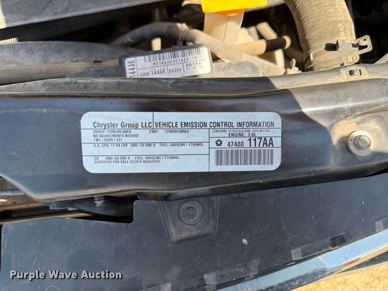 image for item EX0016 2015 Dodge Grand Caravan van