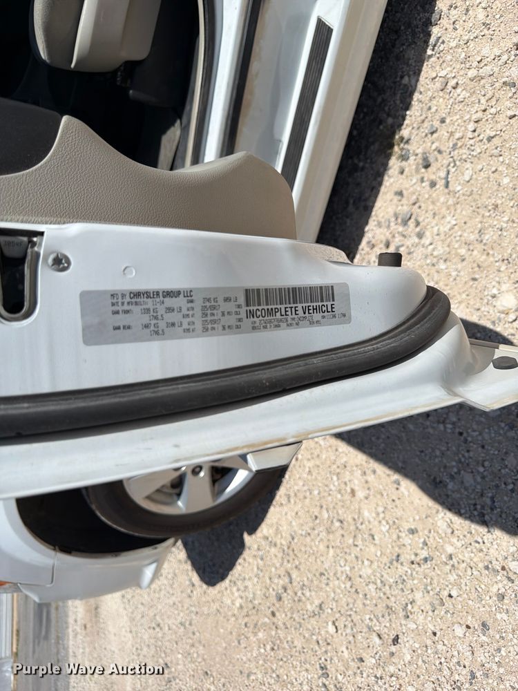 image for item EX0016 2015 Dodge Grand Caravan van