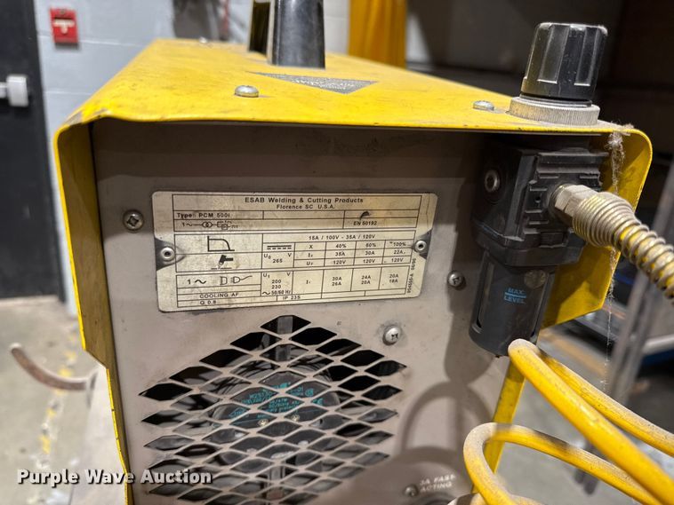 image for item EX2184 ESAB PCM 500I plasma cutter