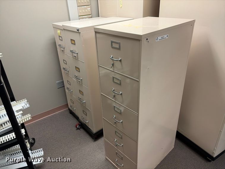 (3) filing cabinets
