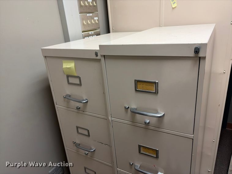 image for item EX2216 (3) filing cabinets
