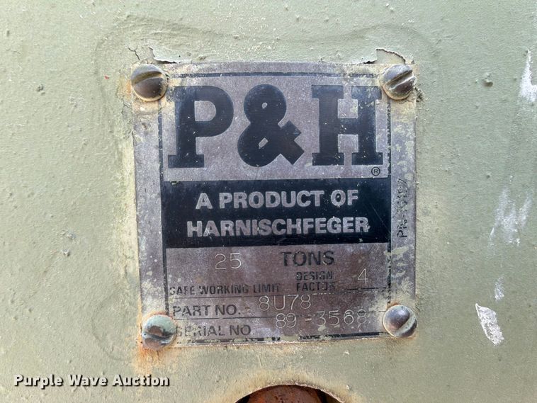 image for item EX2595 1989 Harnischfeger HSHMC-25 crane