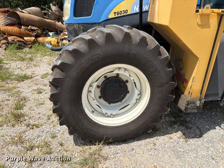 image for item EX2596 2010 New Holland T6030 MFWD tractor
