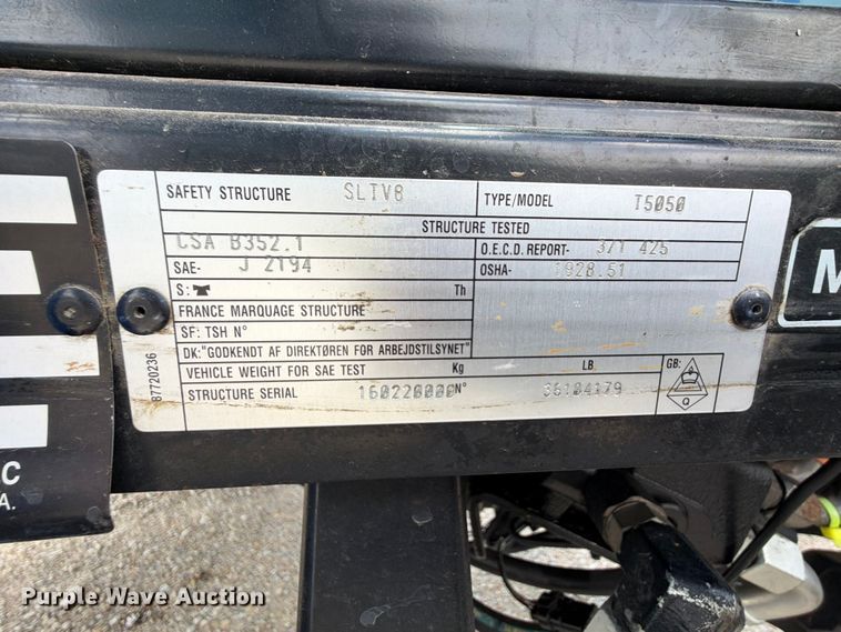 image for item EX2598 2012 New Holland T5050 MFWD tractor