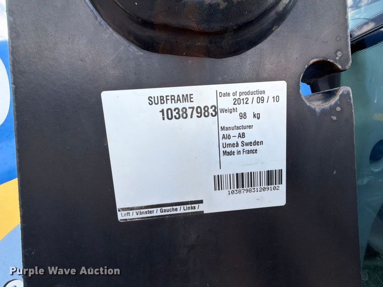 image for item EX2598 2012 New Holland T5050 MFWD tractor