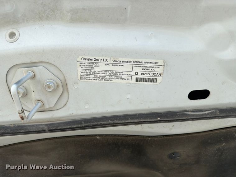 image for item EX4110 2013 Dodge Charger Police 