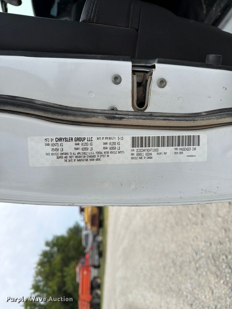 image for item EX4110 2013 Dodge Charger Police 