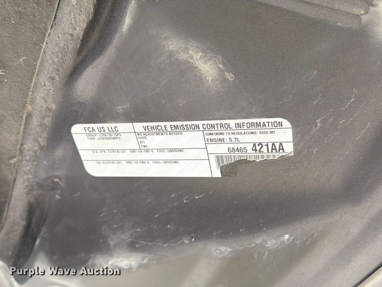 image for item EX4111 2020 Dodge Durango SSV SUV