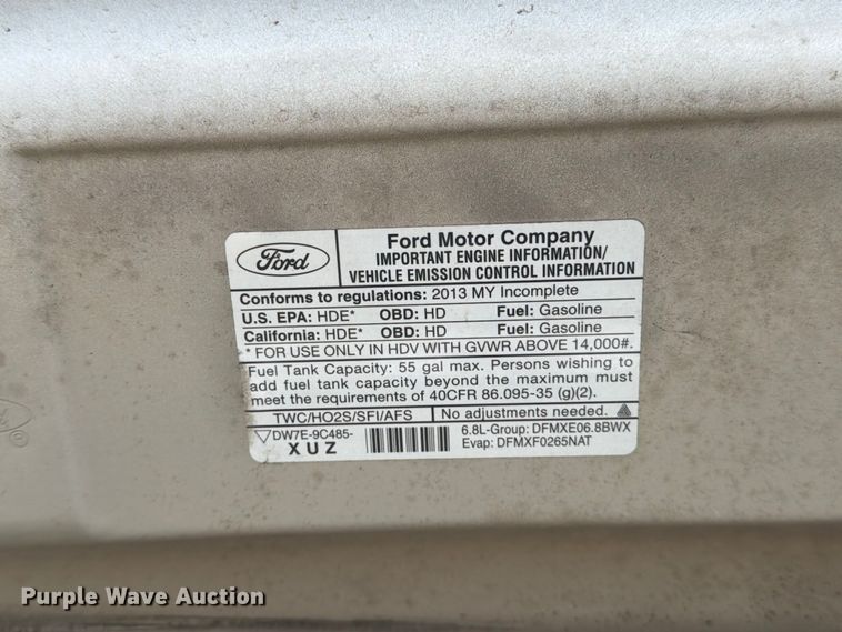 image for item EX4116 2013 Ford E450 Super Duty shuttle bus